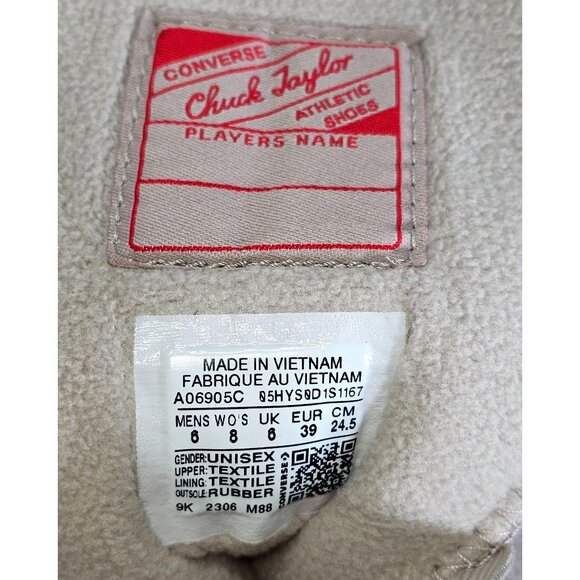 NWOB Converse Chuck 70 De Luxe Heel Platform Counter Climate Wo's Beige Sz 8 333 - Picture 11 of 16